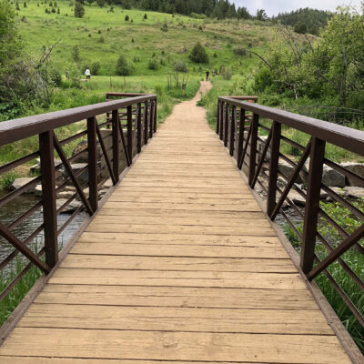 Bridge near the parking lot